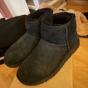 UGG Black Suede Boots